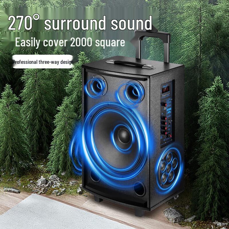 SAKO ST-1509 15-inch Portable Outdoor KTV Bluetooth Speaker
SAKO ST-1509 15-inch Portable Outdoor KTV Bluetooth Speaker