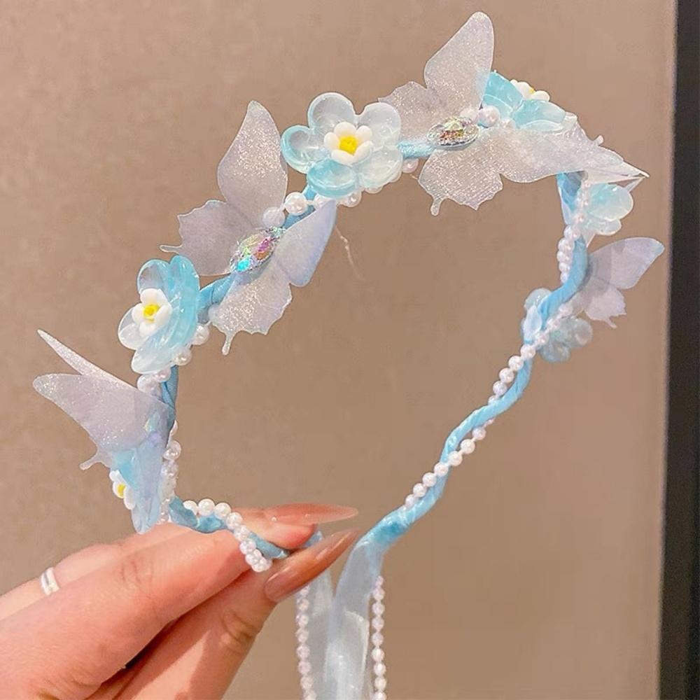 1 Piece Multi-color Floral Butterfly Pearl Tassel Headband, Forest Fairy Style, Suitable for Dates/Outings / Holiday Photoshoots
1 Piece Multi-color Floral Butterfly Pearl Tassel Headband, Forest Fairy Style, Suitable for Dates/Outings / Holiday Photoshoots