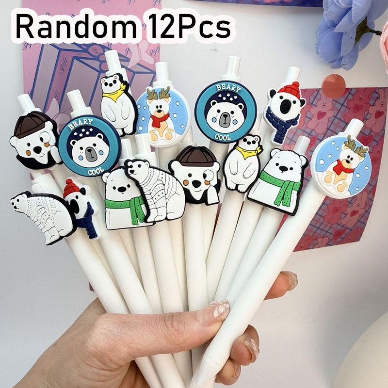 10pcs Creative Polar Bear Themed Ballpoint Pens, Student Writing Signature Pens, Daily Office and Study Stationery Random style 10Pcs
10pcs Creative Polar Bear Themed Ballpoint Pens, Student Writing Signature Pens, Daily Office and Study Stationery Random style 10Pcs