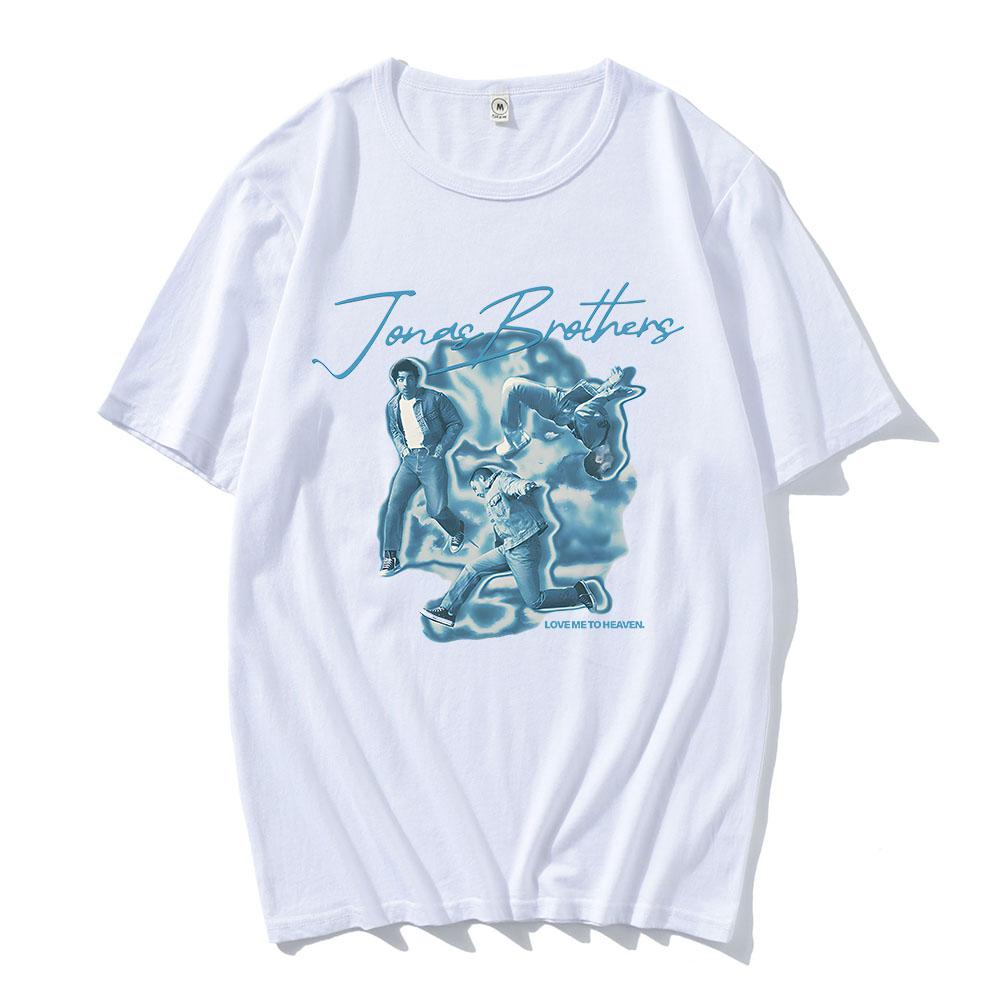 Футболка Love Me To Heaven Blue Airbrush с принтом Group JONAS BROTHERS, летняя мягкая уличная одежда унисекс для мужчин, хлопковая одежда XS белый
Футболка Love Me To Heaven Blue Airbrush с принтом Group JONAS BROTHERS, летняя мягкая уличная одежда унисекс для мужчин, хлопковая одежда XS белый