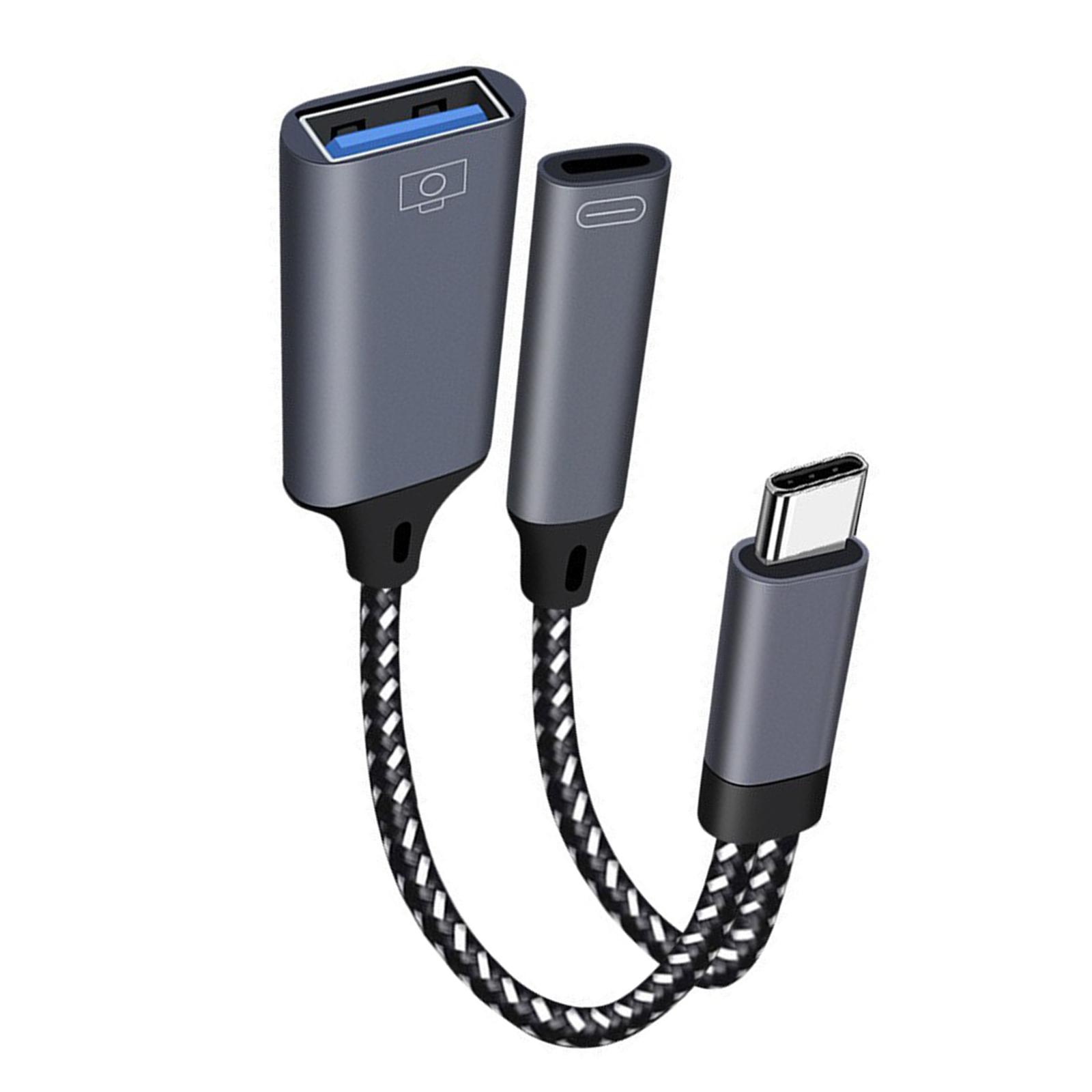 USB C to USB OTG Splitter Aluminum Alloy USB C Splitter Chargers & Data Transfer for Laptops Smartphones Tablets 1
USB C to USB OTG Splitter Aluminum Alloy USB C Splitter Chargers & Data Transfer for Laptops Smartphones Tablets 1