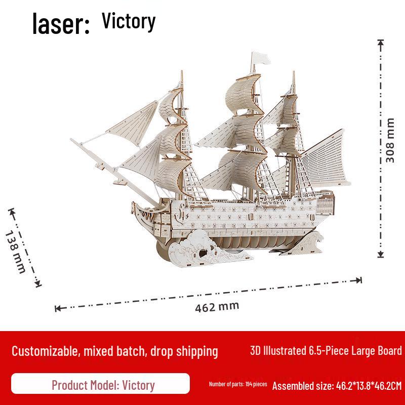 3D Деревянная Модель Лодки Пазл Сделай Сам Развивающая Игрушка
3D Деревянная Модель Лодки Пазл Сделай Сам Развивающая Игрушка