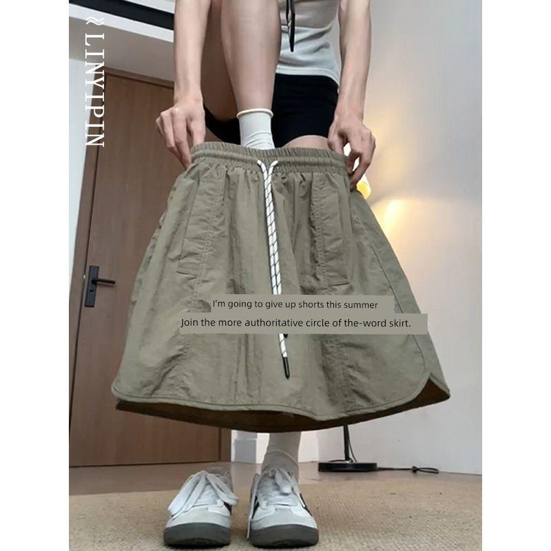 American-Style Quick-Drying Cargo Short dress Women Summer Thin A Word Sheath Plus size Chubby Girl Slimming Small Skirt Pants Pickle Green Culottes 2XL
American-Style Quick-Drying Cargo Short dress Women Summer Thin A Word Sheath Plus size Chubby Girl Slimming Small Skirt Pants Pickle Green Culottes 2XL