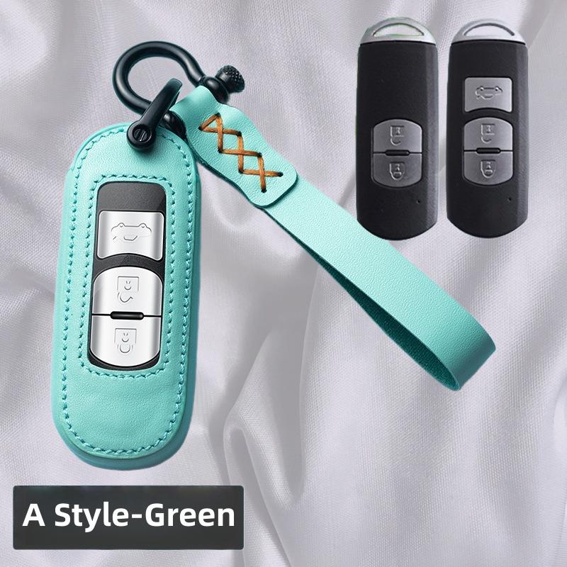 Leather Car Key Case Cover Shell For Mazda 3 6 Atenza Axela Demio CX5 CX3 CX7 CX9 MX5 Car Remote Keychain Case Shell Accessories зелений
Leather Car Key Case Cover Shell For Mazda 3 6 Atenza Axela Demio CX5 CX3 CX7 CX9 MX5 Car Remote Keychain Case Shell Accessories зелений