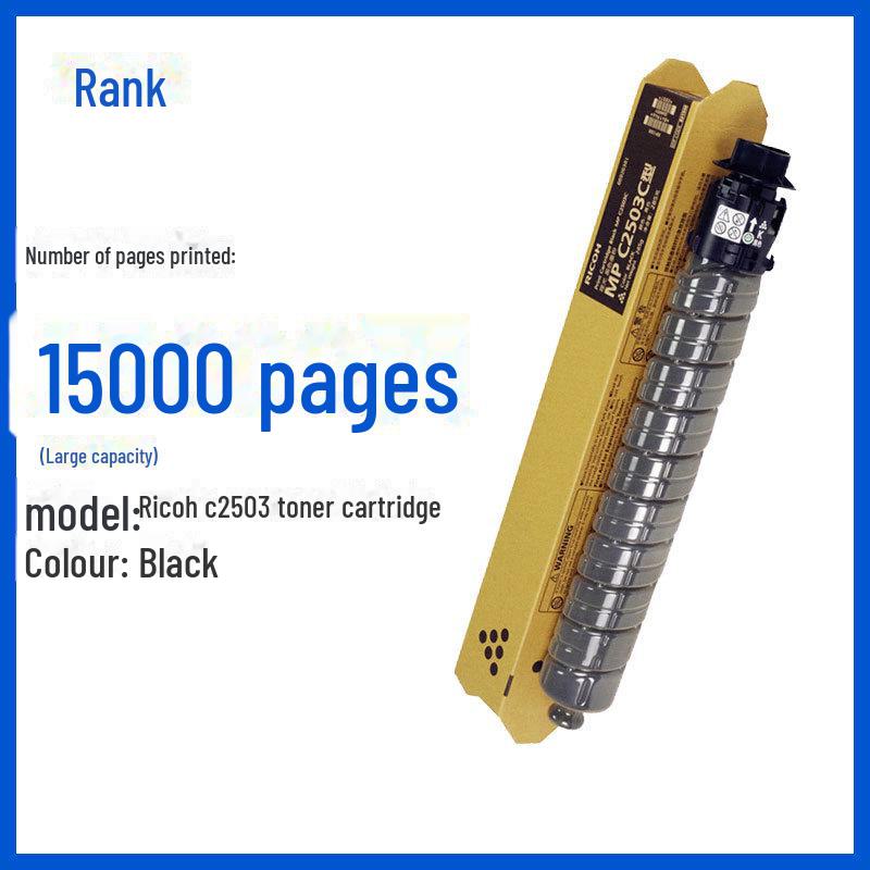 Ricoh Toner Cartridge for C2503/C2003/C2004/C2504 Models
Ricoh Toner Cartridge for C2503/C2003/C2004/C2504 Models