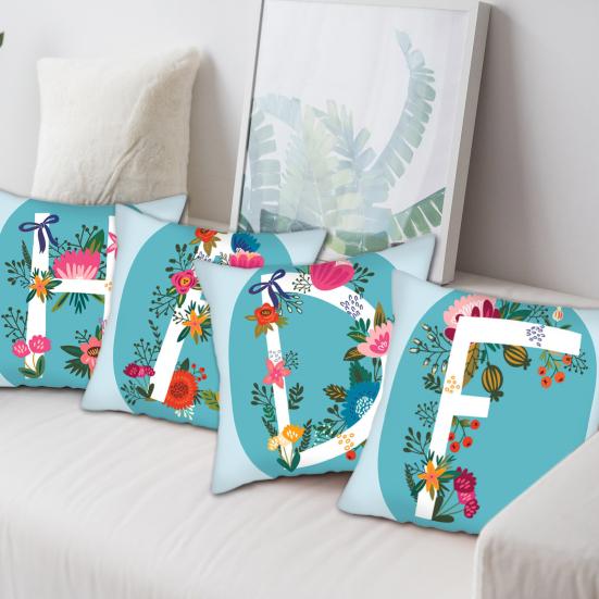 Fashion Throw Pillowcase Anti-Wrinkle Wide Application Lightweight Assorted Letter Printed Pillow Case Dorm
Fashion Throw Pillowcase Anti-Wrinkle Wide Application Lightweight Assorted Letter Printed Pillow Case Dorm