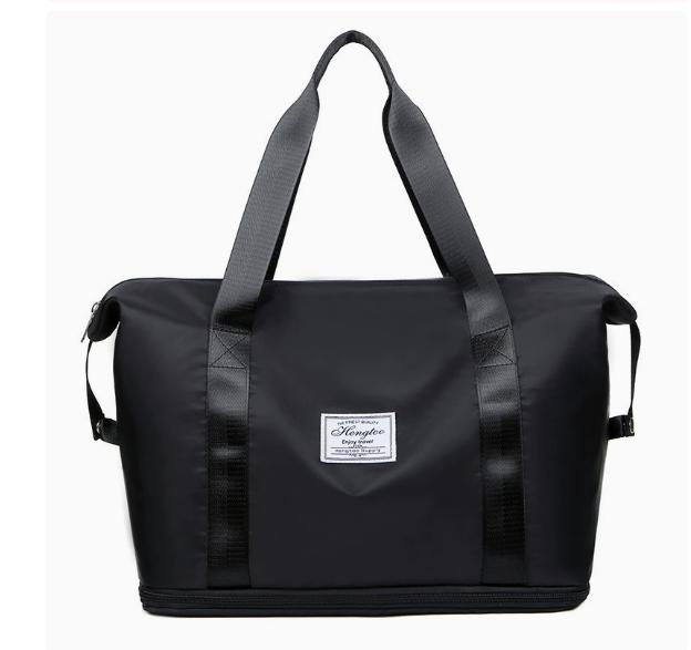 Large Capacity Travel Duffel Bag with Separate Wet and Dry Compartments Expandable Storage Gym Bag Compatible with Suitcase Handles One Size чорний
Large Capacity Travel Duffel Bag with Separate Wet and Dry Compartments Expandable Storage Gym Bag Compatible with Suitcase Handles One Size чорний