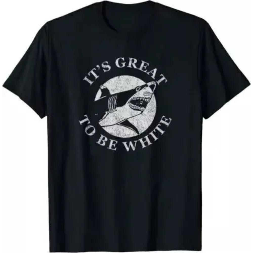 Big Sale!!! It s Great To Be White Funny Shark Saying T-Shirt S To Anime Pattern Clothing Y2K Summer S чорний
Big Sale!!! It s Great To Be White Funny Shark Saying T-Shirt S To Anime Pattern Clothing Y2K Summer S чорний