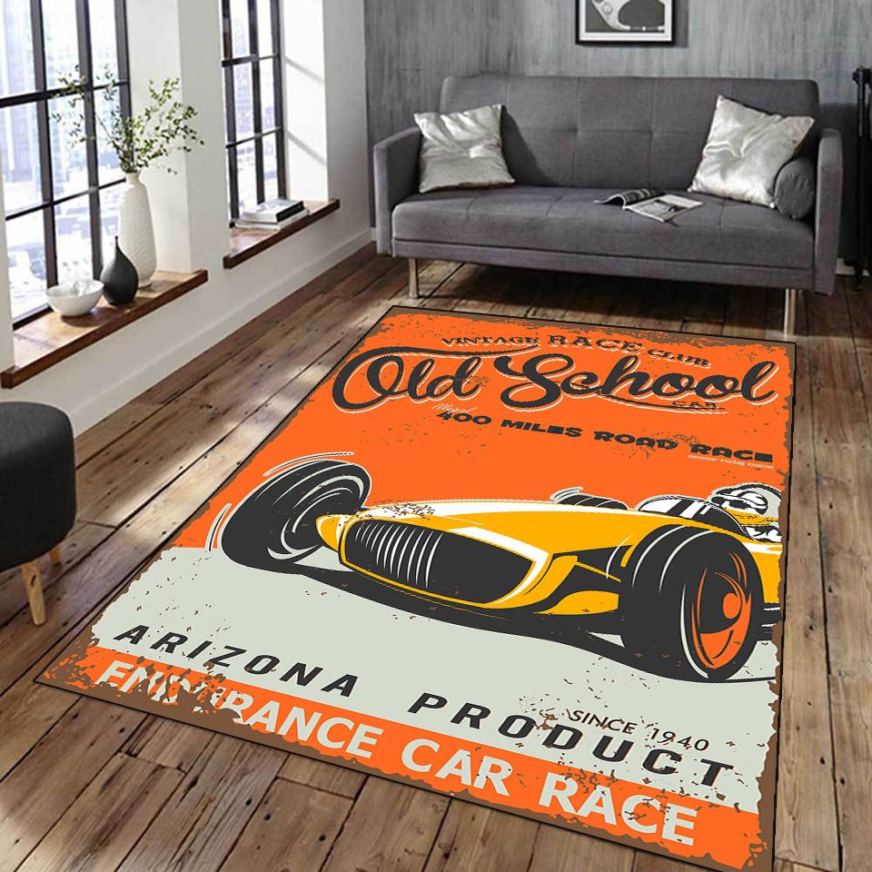 Vintage Classic Motorcycle Garage 3D Printed Carpet Living Room Retro Race Car Large Rug Home Decor Bedroom Non-Slip Floor Mat 60x90cm
Vintage Classic Motorcycle Garage 3D Printed Carpet Living Room Retro Race Car Large Rug Home Decor Bedroom Non-Slip Floor Mat 60x90cm