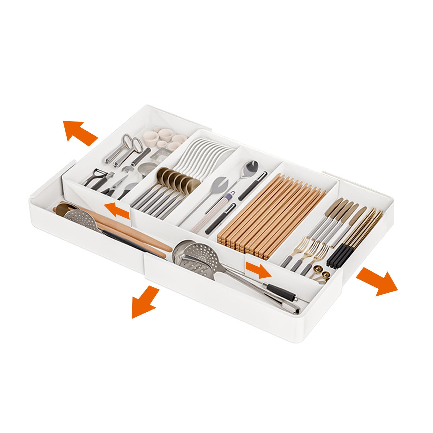 Регулируемое хранение столовых приборов, легко снимаемая посуда, кухонное хранение, органайзер для мелких предметов, кухонные инструменты, тип кейс, расширяемый, коробка, лоток, 3-сторонний белый
Регулируемое хранение столовых приборов, легко снимаемая посуда, кухонное хранение, органайзер для мелких предметов, кухонные инструменты, тип кейс, расширяемый, коробка, лоток, 3-сторонний белый