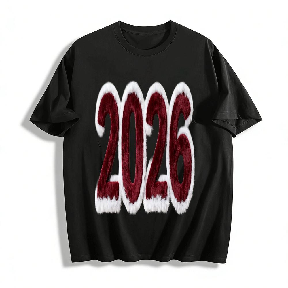 2026 New Year Plush Texture Digital Print Casual Loose Top Pure cotton T-shirt XXS
2026 New Year Plush Texture Digital Print Casual Loose Top Pure cotton T-shirt XXS