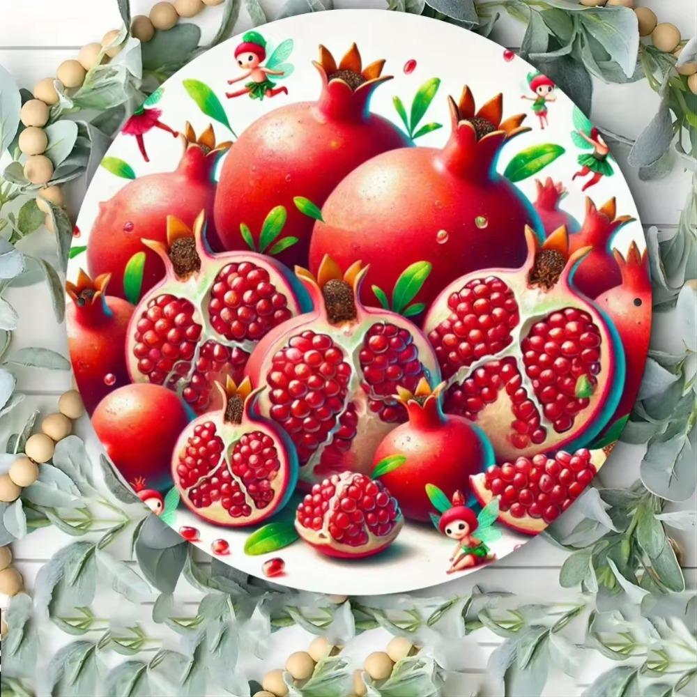 Metal Wall Art Vibrant Pomegranate Sunset Design Office Cafe Bar Waterproof Decor 40x30cm білий
Metal Wall Art Vibrant Pomegranate Sunset Design Office Cafe Bar Waterproof Decor 40x30cm білий