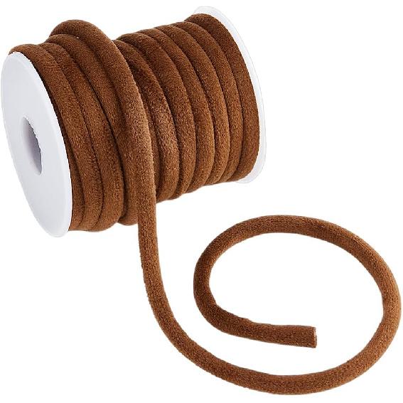 OLYCRAFT 10.94 Yards Soft Velvet Round Cord 6mm Dark Brown Velvet Cord String with 1pc Spool Soft Velvet Ribbon Velvet Craft Thread Tubing Fabric
OLYCRAFT 10.94 Yards Soft Velvet Round Cord 6mm Dark Brown Velvet Cord String with 1pc Spool Soft Velvet Ribbon Velvet Craft Thread Tubing Fabric