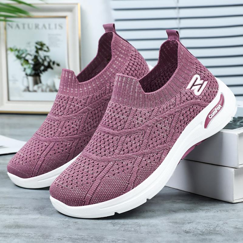 Women s shoes summer new flying woven surface casual shoes shoes one pedal medium and old face mother shoes single shoes 41
Women s shoes summer new flying woven surface casual shoes shoes one pedal medium and old face mother shoes single shoes 41