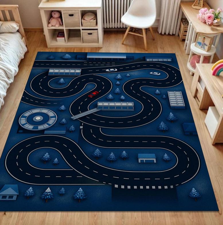Kids Room Rug Cartoon City Traffic Theme Carpet Non-Slip Soft Easy Clean Children s Cognitive Learning Parent-Child HDecor Mat 40X60cm
Kids Room Rug Cartoon City Traffic Theme Carpet Non-Slip Soft Easy Clean Children s Cognitive Learning Parent-Child HDecor Mat 40X60cm