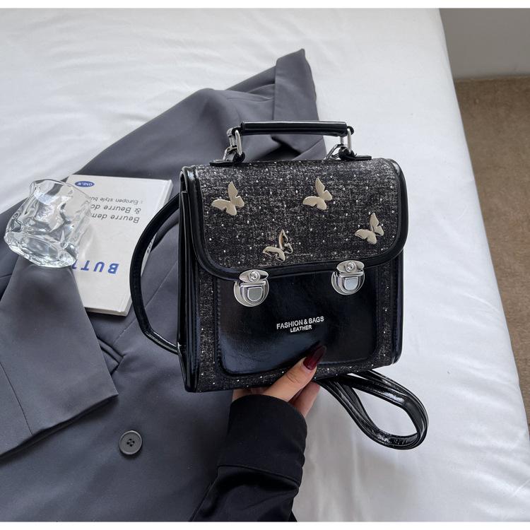 Student class backpack women s Korean version retro fashion butterfly handbag 2025 niche simple trend shoulder bag чёрный
Student class backpack women s Korean version retro fashion butterfly handbag 2025 niche simple trend shoulder bag чёрный