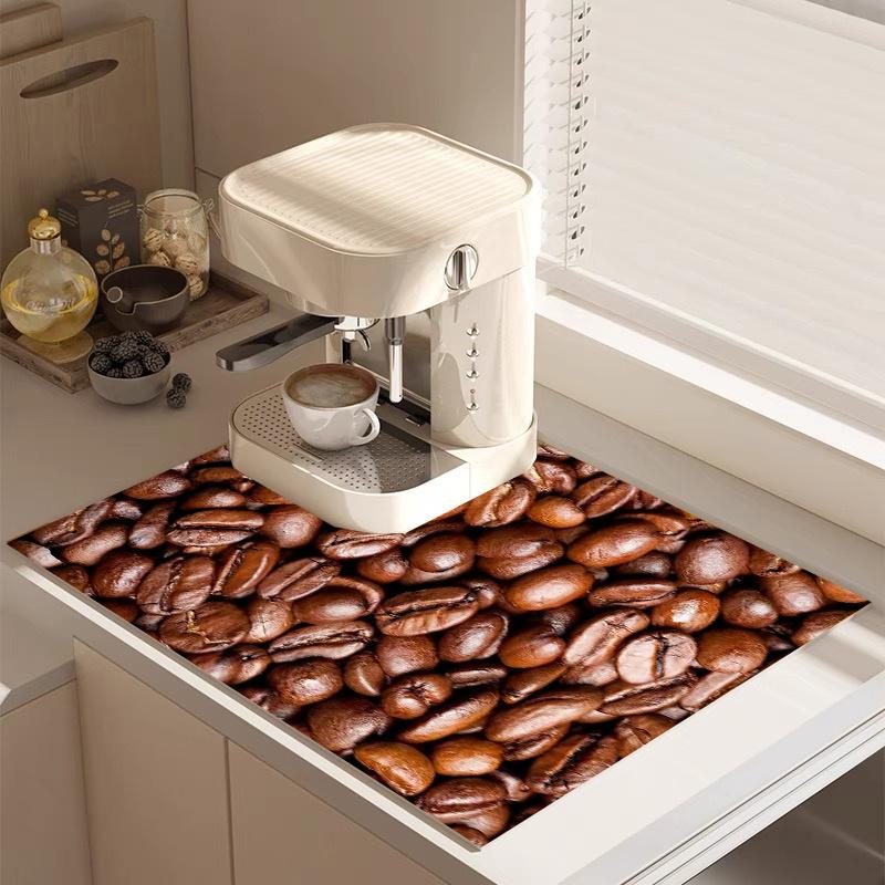 1Pcs Rubber Drying Mat With Creative Coffee Bean For Coffee Shop Restaurant Kitchen Carpet Tableware Durable Diatom Mud Table Mat Pet Mat Coffeeware 30cm*40cm
1Pcs Rubber Drying Mat With Creative Coffee Bean For Coffee Shop Restaurant Kitchen Carpet Tableware Durable Diatom Mud Table Mat Pet Mat Coffeeware 30cm*40cm