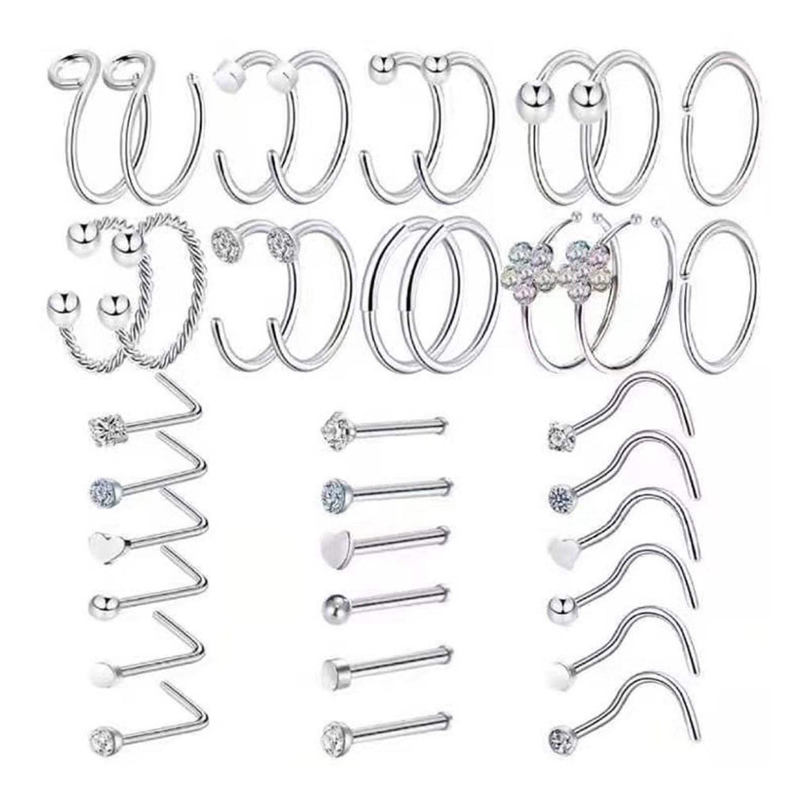 36 Pierced Lip Nails Nose Nails Eyebrow Nails Jewelry Body Piercing Jewelry Tongue Lips, Eyebrows Nose And Belly Rings срібний
36 Pierced Lip Nails Nose Nails Eyebrow Nails Jewelry Body Piercing Jewelry Tongue Lips, Eyebrows Nose And Belly Rings срібний