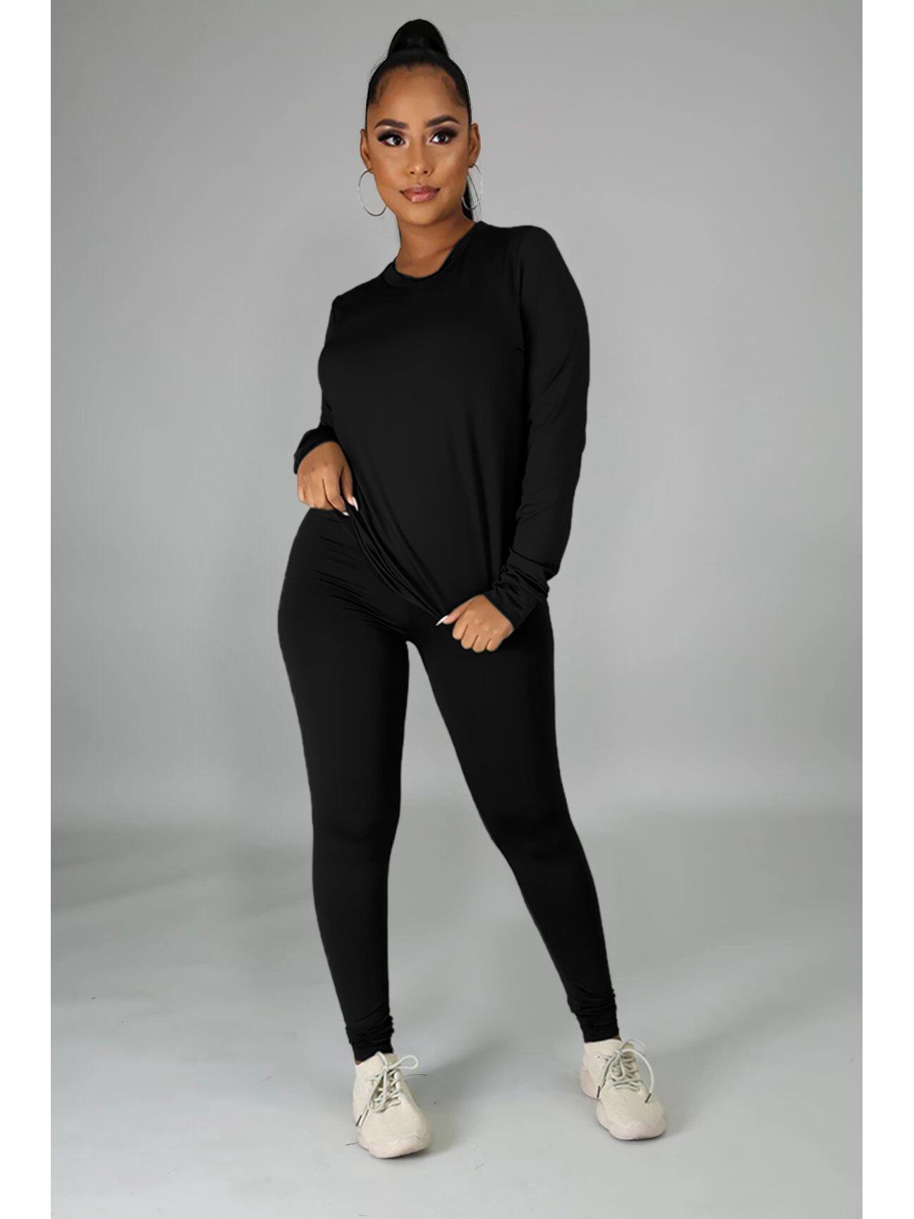 European Autumn/Winter Solid Color Hoodie and Long Pants Sportswear Set Medium чорний
European Autumn/Winter Solid Color Hoodie and Long Pants Sportswear Set Medium чорний
