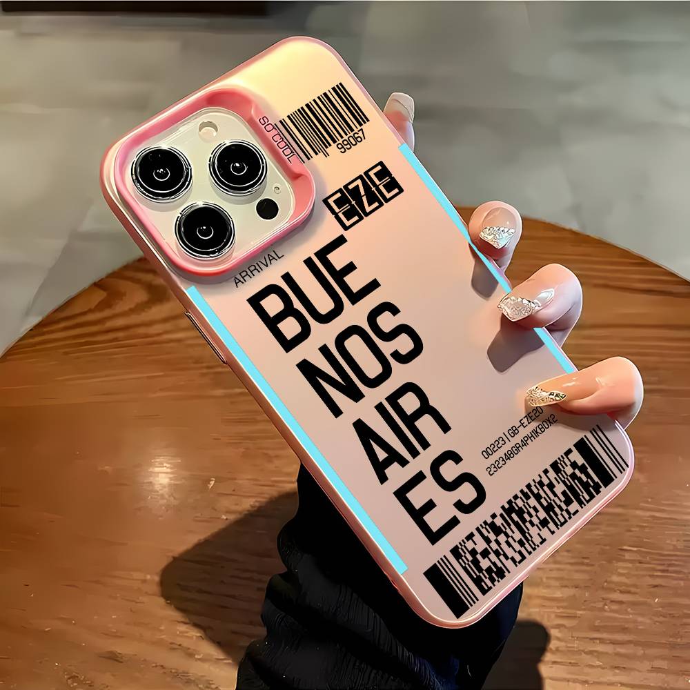 Чехол для телефона с изображением билета на самолет в Аргентину для iPhone 16 15 14 13 12 11 Plus Pro Max, разноцветный, лазерный Aurora, противоударный, Funda Cover iPhone16
Чехол для телефона с изображением билета на самолет в Аргентину для iPhone 16 15 14 13 12 11 Plus Pro Max, разноцветный, лазерный Aurora, противоударный, Funda Cover iPhone16