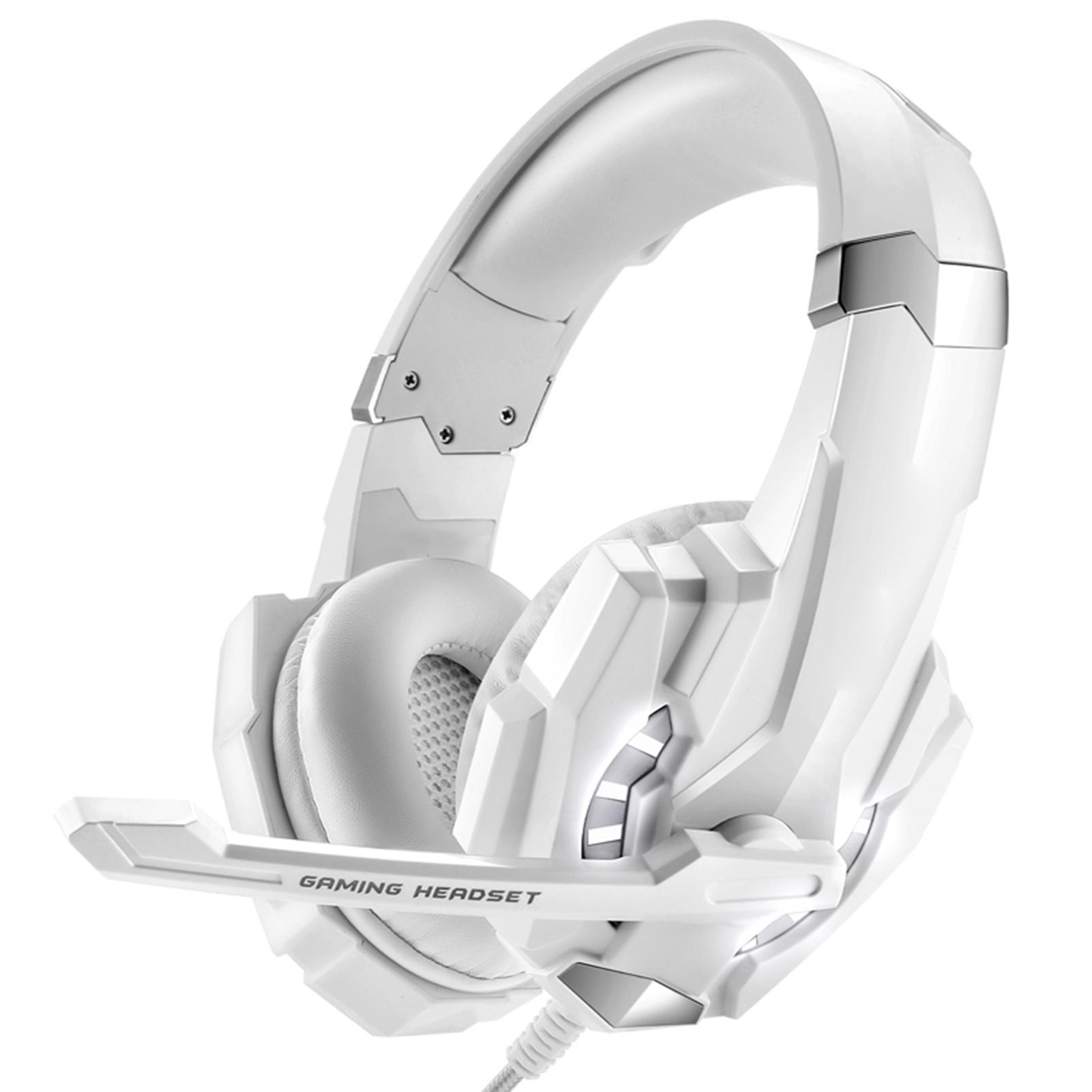 3.5mm Over Ear Game Headset, Gaming Headset with Noise Isolating Microphone, LED Light, Volume білий
3.5mm Over Ear Game Headset, Gaming Headset with Noise Isolating Microphone, LED Light, Volume білий