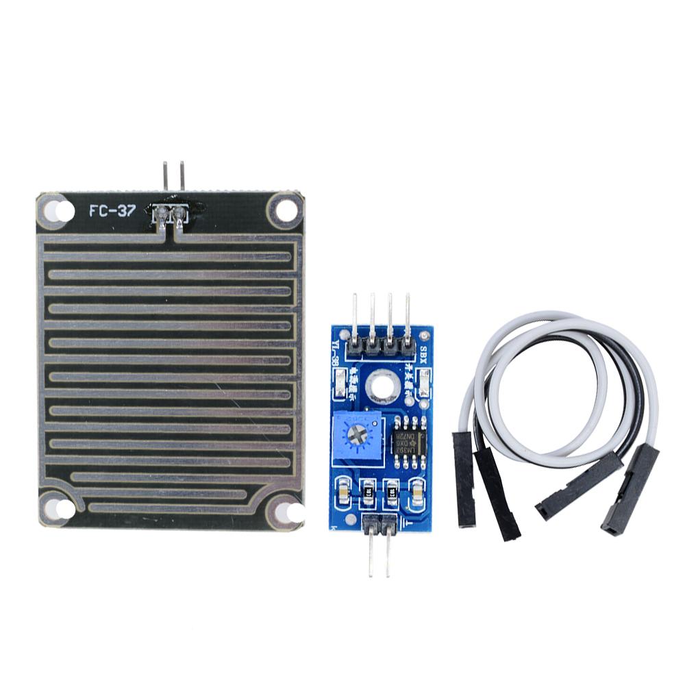 Rain Drop Detection Sensor Module High Sensitivity Nickel Plated FR-04 Digital Analog Output for Arduino Weather Monitoring
Rain Drop Detection Sensor Module High Sensitivity Nickel Plated FR-04 Digital Analog Output for Arduino Weather Monitoring