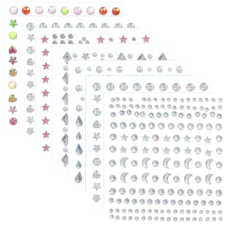 Frcolor rhinestone seals 7 pieces set rhinestone stickers face sticker glitter sticker 3d glow star adult DIY self adhesive face decoration parts nail
Frcolor rhinestone seals 7 pieces set rhinestone stickers face sticker glitter sticker 3d glow star adult DIY self adhesive face decoration parts nail