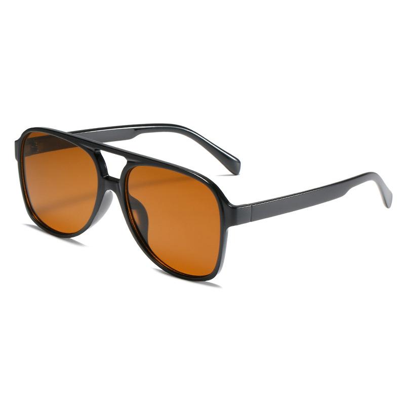 SO&EI Retro Classic Double Bridges Pilot Sunglasses Women Fashion Clear Ocean Gradient Lens Eyewear Shades UV400 Men Sun Glasses As the picture черный коричневый
SO&EI Retro Classic Double Bridges Pilot Sunglasses Women Fashion Clear Ocean Gradient Lens Eyewear Shades UV400 Men Sun Glasses As the picture черный коричневый
