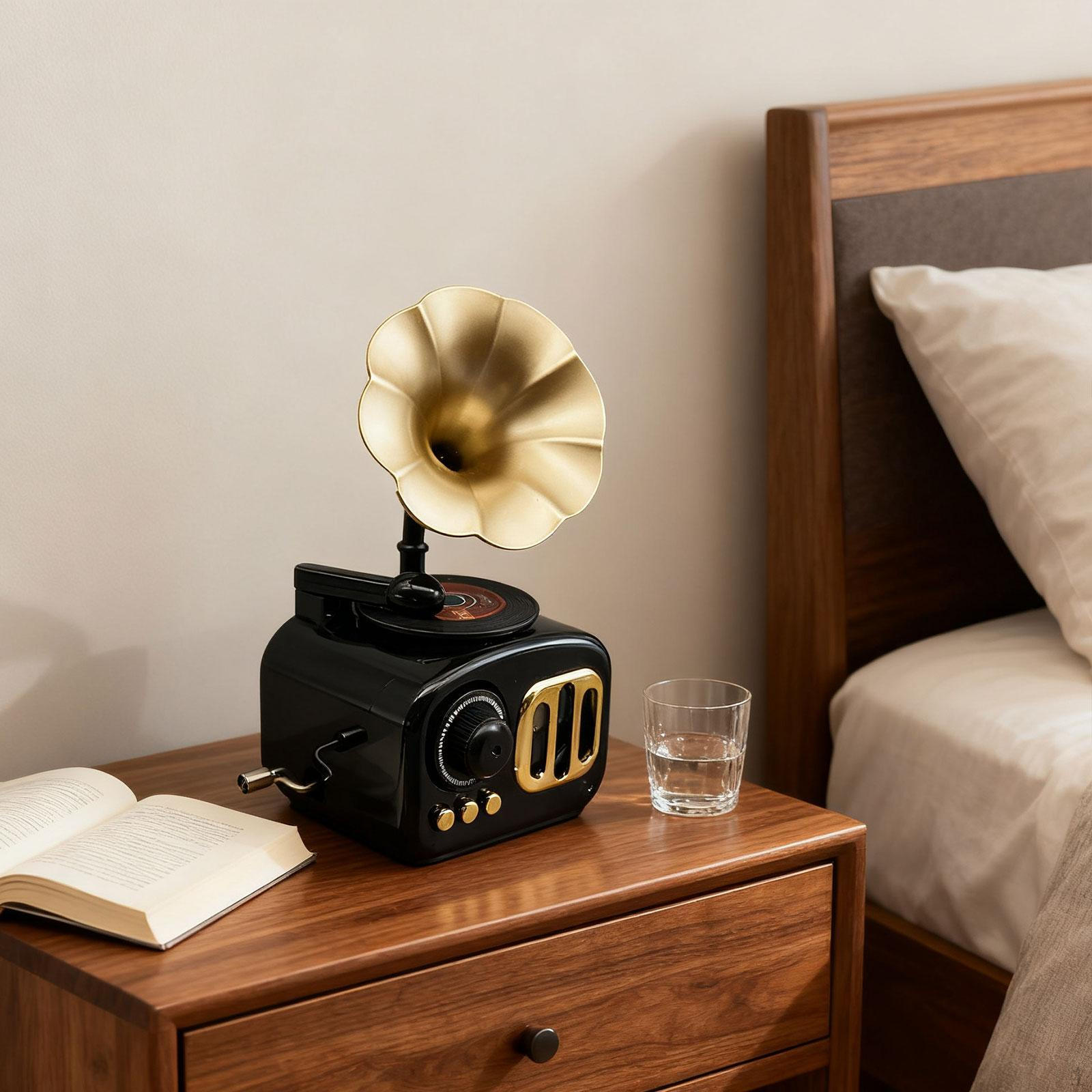 Phonograph Music Box Antique Decorative Decoration Record Player Gramophone Art for
Phonograph Music Box Antique Decorative Decoration Record Player Gramophone Art for