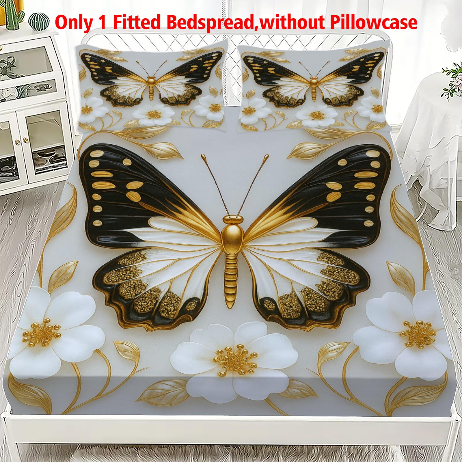 1pc Butterfly Rose Fitted Sheet 100% Polyester Durable Bed Sheet NO Pillowcases for Adults Home Bedroom Decor Boys Birthday Gift 99x190x25cm
1pc Butterfly Rose Fitted Sheet 100% Polyester Durable Bed Sheet NO Pillowcases for Adults Home Bedroom Decor Boys Birthday Gift 99x190x25cm