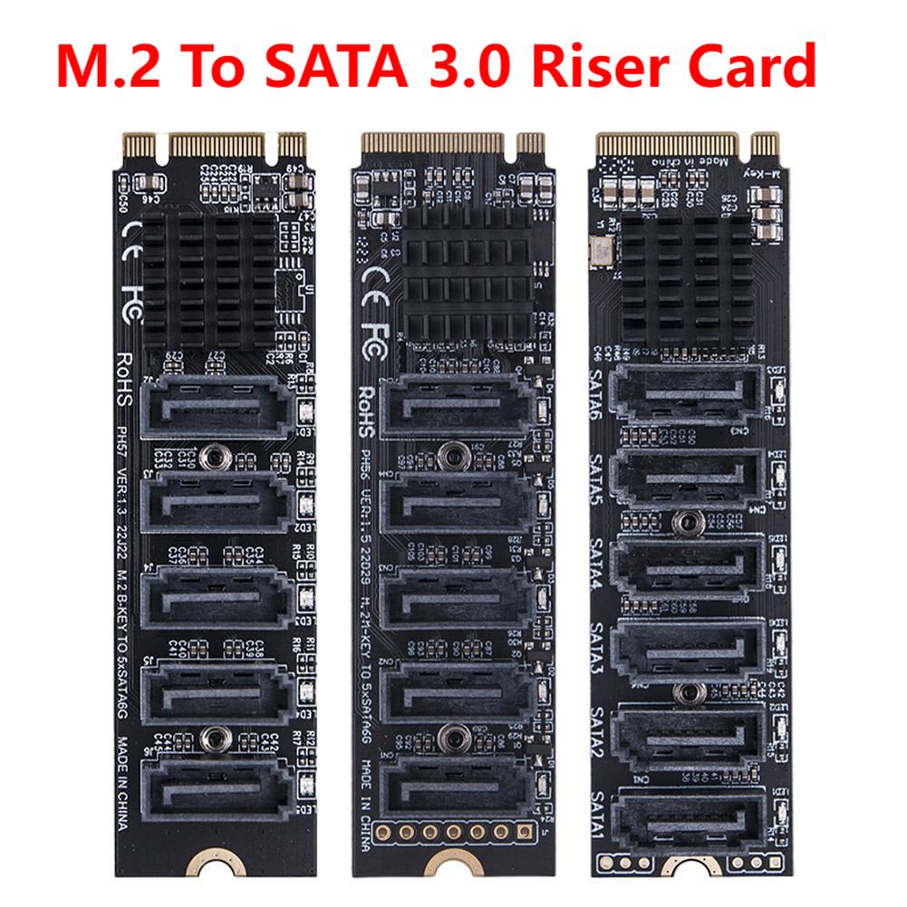 6 Port Expansion Card For SATA III 6GB/S JMB575 Chipset M.2 NVME NGFF PCI-E PCIE X4 X8 X16 To SATA 3.0 Adapter Riser Card
6 Port Expansion Card For SATA III 6GB/S JMB575 Chipset M.2 NVME NGFF PCI-E PCIE X4 X8 X16 To SATA 3.0 Adapter Riser Card