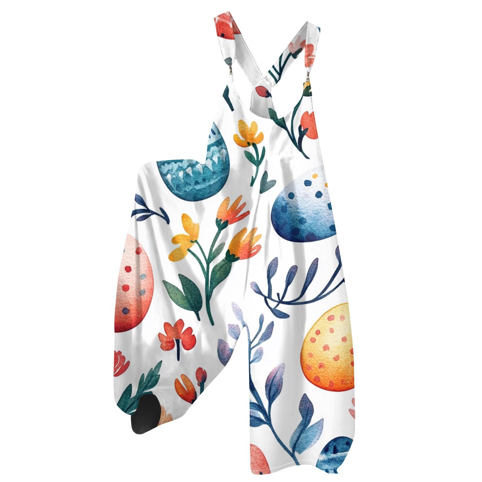 Women s Summer Overalls Easter Print Vintage Romper ,non-adjustable Strap, XXL
Women s Summer Overalls Easter Print Vintage Romper ,non-adjustable Strap, XXL