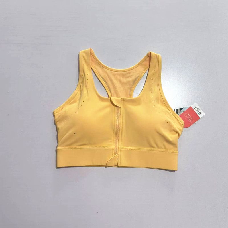 Спортивный бюстгальтер с высокой степенью поддержки, фиксированной чашкой, на молнии спереди, из быстросохнущей сетки, дышащий, для бега, йоги, тренировок Yellow S
Спортивный бюстгальтер с высокой степенью поддержки, фиксированной чашкой, на молнии спереди, из быстросохнущей сетки, дышащий, для бега, йоги, тренировок Yellow S
