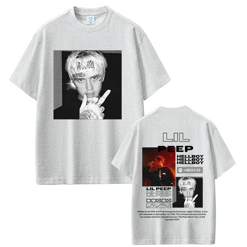 Rapper Lil Peep TShirt Hellboy Crybaby Hip Hop Graphic T Shirt Unisexs Women Clothing Oversized Cotton Casual Tshirts Streetwear 4XL
Rapper Lil Peep TShirt Hellboy Crybaby Hip Hop Graphic T Shirt Unisexs Women Clothing Oversized Cotton Casual Tshirts Streetwear 4XL