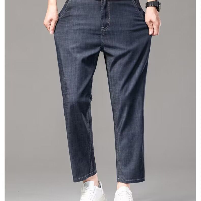 Men s Trendy Spring Summer Jeans Casual Loose Fit Cropped Pants Straight Leg Versatile Fashion Accessory Harem Style 42 сірий
Men s Trendy Spring Summer Jeans Casual Loose Fit Cropped Pants Straight Leg Versatile Fashion Accessory Harem Style 42 сірий