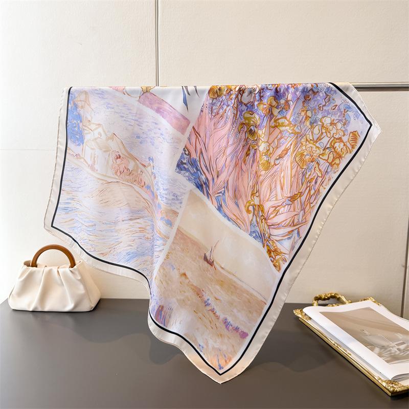 Luxury Designer 70cm Square Scarves Women s Silk Scarf Spring and Summer Bandana Small Neckerchief Hairbands Foulard Shawl 70x70cm
Luxury Designer 70cm Square Scarves Women s Silk Scarf Spring and Summer Bandana Small Neckerchief Hairbands Foulard Shawl 70x70cm