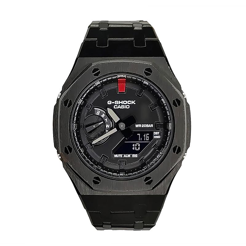 CASIO Men Liquid Crystal,Analog Dual Display Series 44mm Black Watch GA-2100-1A1(Watch3--) Black Steel Black Swan
CASIO Men Liquid Crystal,Analog Dual Display Series 44mm Black Watch GA-2100-1A1(Watch3--) Black Steel Black Swan