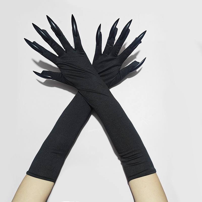 Halloween Cosplay 45Cm Funny Claw Gloves Horror Long Nail Suitable For Role Playing Party Dress Up And Thriller Performances One Size
Halloween Cosplay 45Cm Funny Claw Gloves Horror Long Nail Suitable For Role Playing Party Dress Up And Thriller Performances One Size