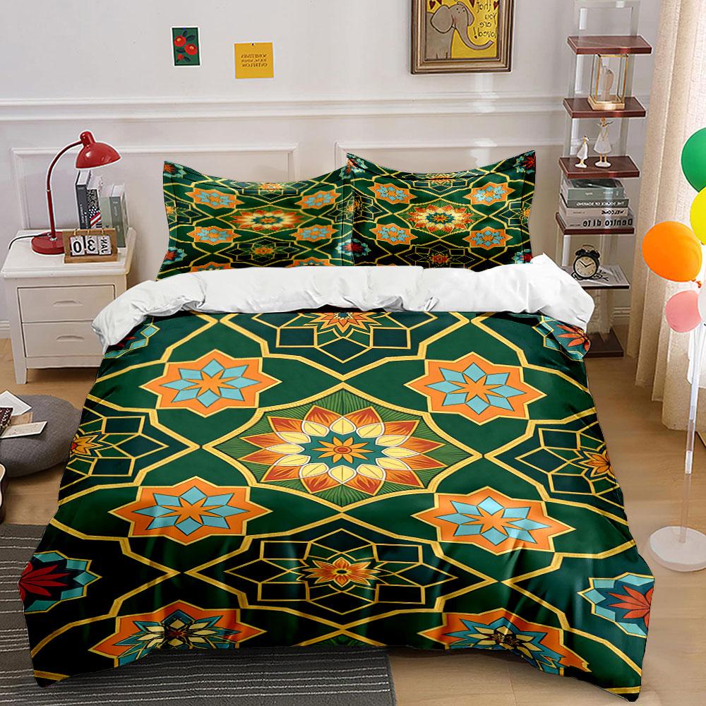 Geometric floral star motifs. Bedding sets Duvet cover sets Duvet covers Pillowcases(1 * Duvet Cover 2 * Pillowcases, without duvet insert) 135x200cm
Geometric floral star motifs. Bedding sets Duvet cover sets Duvet covers Pillowcases(1 * Duvet Cover 2 * Pillowcases, without duvet insert) 135x200cm