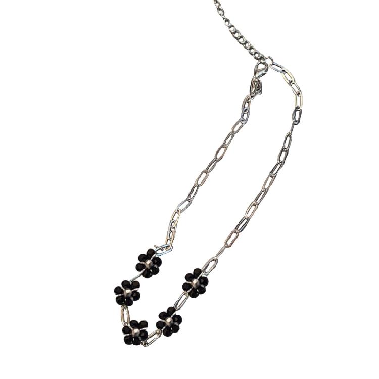 Simple Daisy Flower Charm Necklace Sweet Cool Choker Metal Chain Clavicle Chain
Simple Daisy Flower Charm Necklace Sweet Cool Choker Metal Chain Clavicle Chain