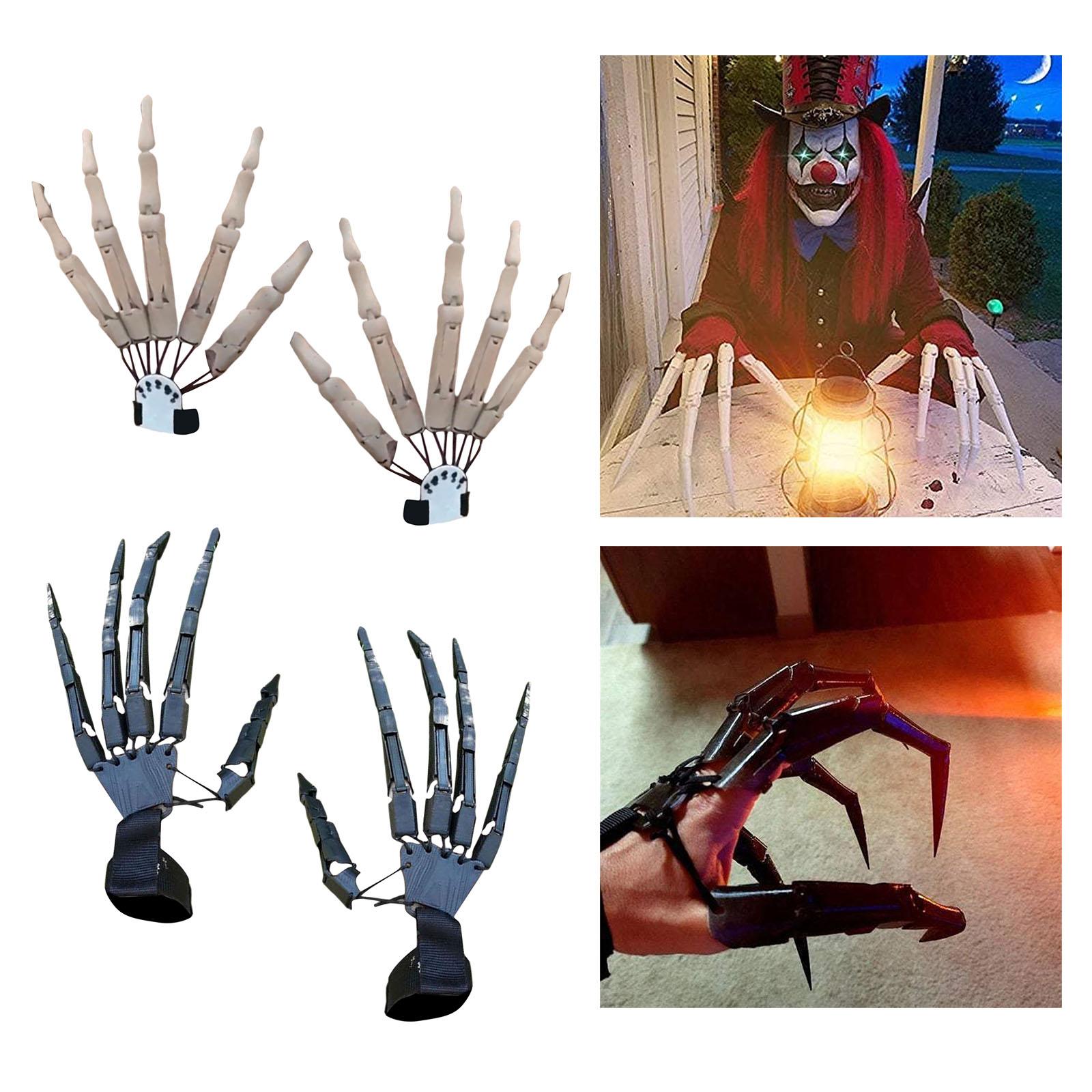 Flexible Halloween Articulated Fingers Finger Gloves Bend/Stretch Freely Finger Extensions Cosplay Festival Home Decor
Flexible Halloween Articulated Fingers Finger Gloves Bend/Stretch Freely Finger Extensions Cosplay Festival Home Decor