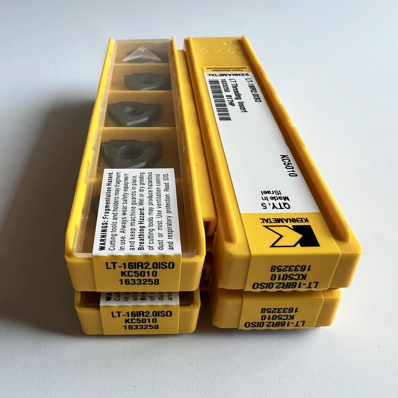 KENNAMETEL / LT-16IR2.0ISO KC5010 / Original carbide blade 10 Pcs
KENNAMETEL / LT-16IR2.0ISO KC5010 / Original carbide blade 10 Pcs