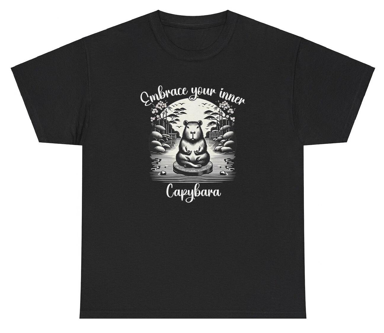 Embrace Your Inner Capybara T Shirt Silly Y2K Gen Z Ironic Animal Lover Meme Tee S
Embrace Your Inner Capybara T Shirt Silly Y2K Gen Z Ironic Animal Lover Meme Tee S