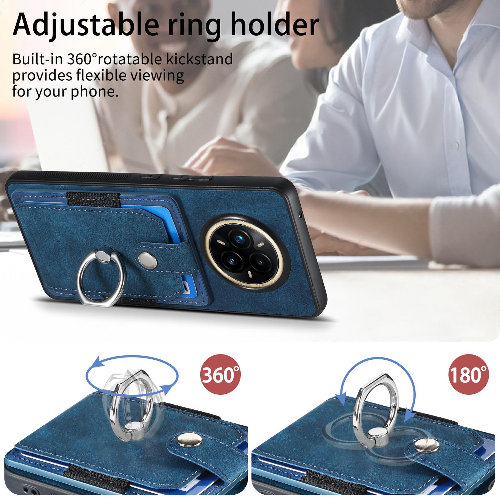 For Realme 14 Pro+ 5G Phone Case Leather Back Cover with Card Slots Kickstand Blue
For Realme 14 Pro+ 5G Phone Case Leather Back Cover with Card Slots Kickstand Blue