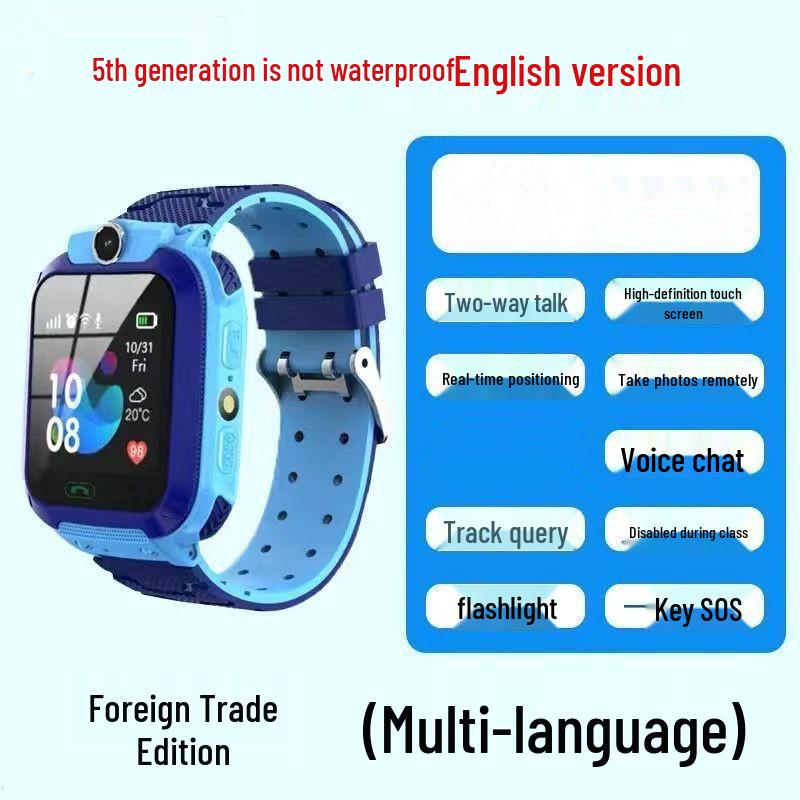 Q12B/Q12 Детские умные часы: Водонепроницаемый/Неводонепроницаемый, Многоязычный, Вставить карту, 5-е поколение
Q12B/Q12 Детские умные часы: Водонепроницаемый/Неводонепроницаемый, Многоязычный, Вставить карту, 5-е поколение