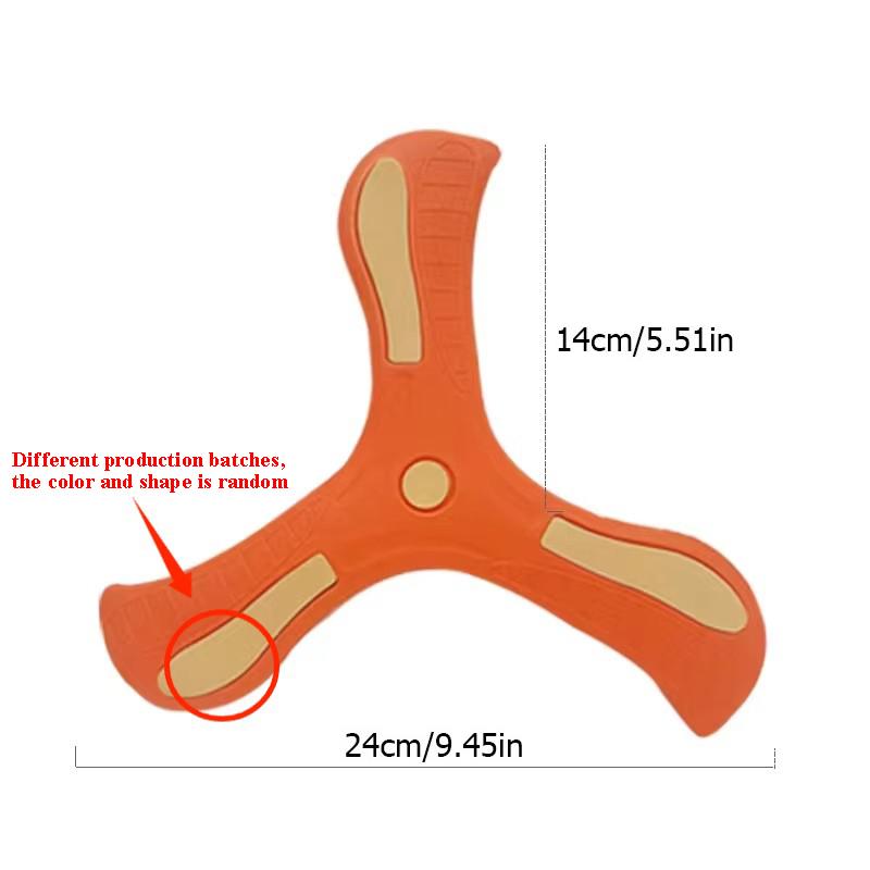 Outdoor Sport Flying Disc Toy Soft EVA Touching Boomerang Return Dart Three-leaf Cross Hand Throw Spinner Interactive Game оранжевый
Outdoor Sport Flying Disc Toy Soft EVA Touching Boomerang Return Dart Three-leaf Cross Hand Throw Spinner Interactive Game оранжевый