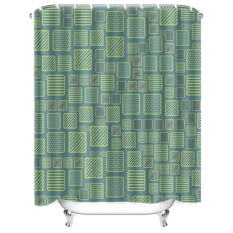 Fashion Geometric Pattern Waterproof Shower Curtain Easy To Clean Mold Resistant Bathroom Decor Easy To Clean And Maintain W60H190(CM)-1 Pcs
Fashion Geometric Pattern Waterproof Shower Curtain Easy To Clean Mold Resistant Bathroom Decor Easy To Clean And Maintain W60H190(CM)-1 Pcs