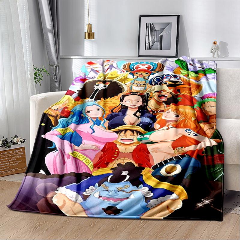 3D Пледа з мультфільму Аніме One Piece, м яка тепла плед-покривало для спальні, вітальні, ліжка, кемпінгу, пікніка, офісу, подарунок для дітей 75x90cm
3D Пледа з мультфільму Аніме One Piece, м яка тепла плед-покривало для спальні, вітальні, ліжка, кемпінгу, пікніка, офісу, подарунок для дітей 75x90cm