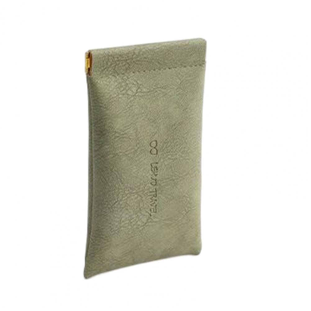 Автоматически закрывающийся мешочек для очков, портативная однотонная простая кожаная сумочка для солнцезащитных очков, унисекс футляр для очков, эластичный карман зелёный
Автоматически закрывающийся мешочек для очков, портативная однотонная простая кожаная сумочка для солнцезащитных очков, унисекс футляр для очков, эластичный карман зелёный