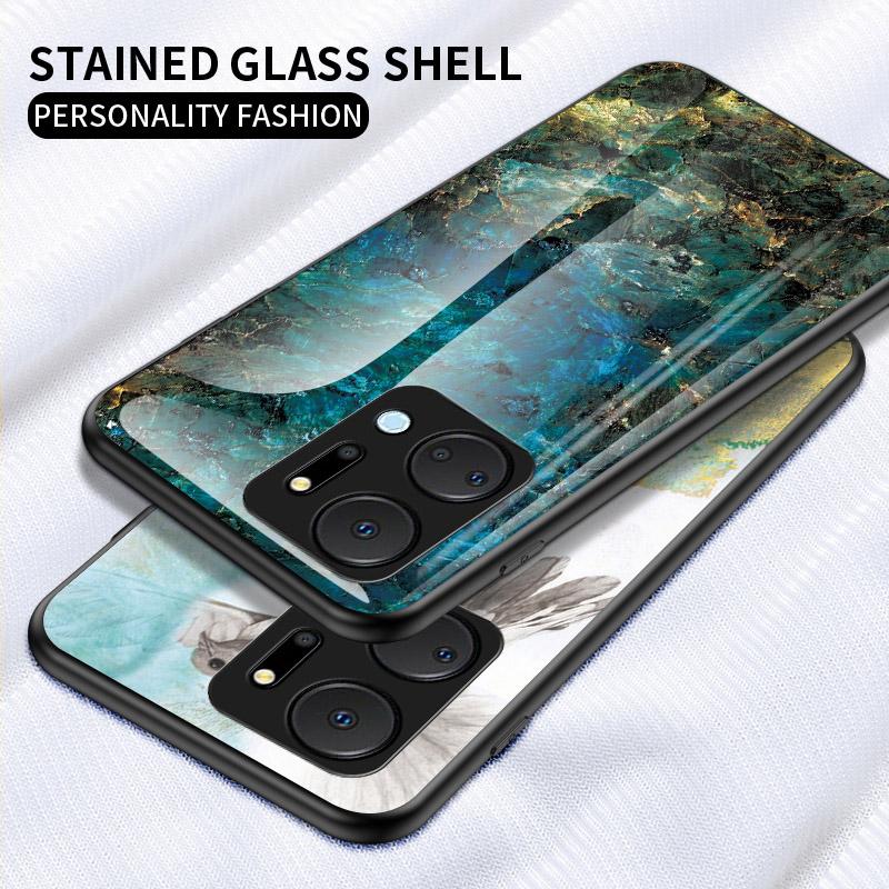 Cell Phone Case for Honor X7a 5G,Marble Pattern Tempered Glass+PC +TPU Phone Cover Black Marble
Cell Phone Case for Honor X7a 5G,Marble Pattern Tempered Glass+PC +TPU Phone Cover Black Marble